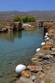 small river Elounda,Crete
