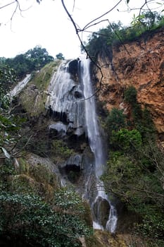 kanchanaburi erawan waterfall cascade