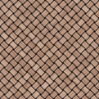 Wooden weave texture background. Abstract decorative wooden textured basket weaving background. Seamless pattern