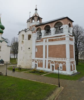 Bell tower in Monastery of Saint Euthymius in Suzdal, Russia