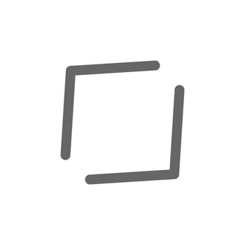 Pointer, arrow in modern flat style. Arrow vector button isolated on white background. Symbol for web design, site, app, UI.