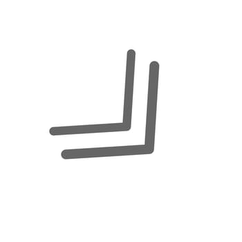Pointer, arrow in modern flat style. Arrow vector button isolated on white background. Symbol for web design, site, app, UI.