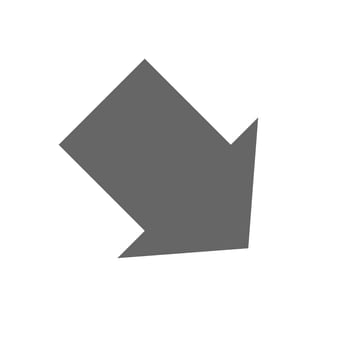 Pointer, arrow in modern flat style. Arrow vector button isolated on white background. Symbol for web design, site, app, UI.