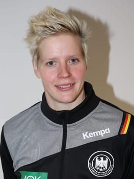 Handball player Clara Woltering ( DHB,BVB 09 Dortmund) at the women's international match Germany against Netherlands on 28.10.2017 in Magdeburg