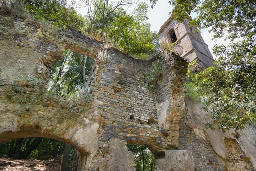 in the ancient park of Galeria a village near Rome, Italy