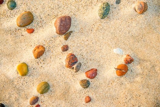 Pebbles on the beach