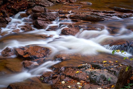 The river Ilse at the foot of the Brocken in the Harz National Park