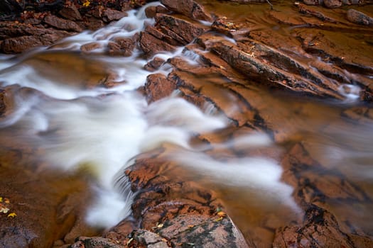 The river Ilse at the foot of the Brocken in the Harz National Park