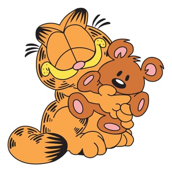 garfield pussy cat illustration