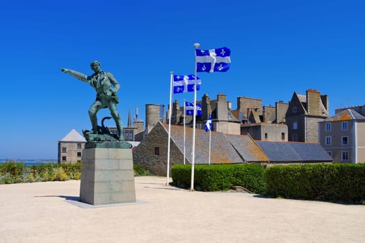 Saint-Malo Robert Surcouf Monument in Brittany,France - Saint-Malo Robert Surcouf Memorial in Brittany,France