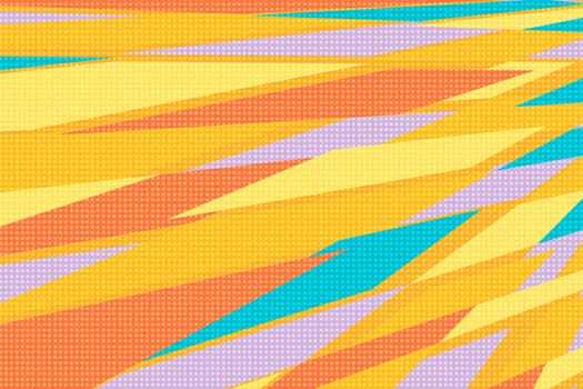 yellow orange abstract geometric background. Pop art retro vector illustration