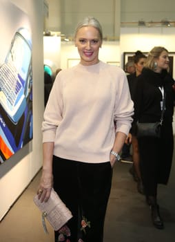 Petra van Bremen in Zara Outfit ,. Exhibition opening of the Affordable Art Fair 2017 in hall A1 in Hamburg on 15.11.2017