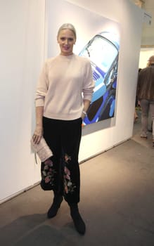 Petra van Bremen in Zara Outfit ,. Exhibition opening of the Affordable Art Fair 2017 in hall A1 in Hamburg on 15.11.2017