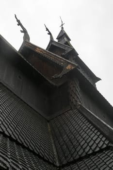 The Hopperstad stave church near Vik in Norway