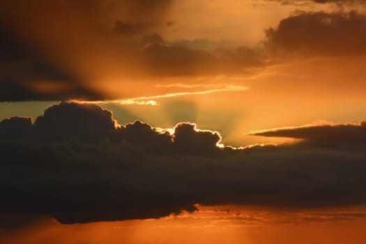 Sunset at the Baltic Sea near Heiligendamm