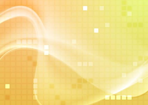 Hi-tech vector smooth waves background