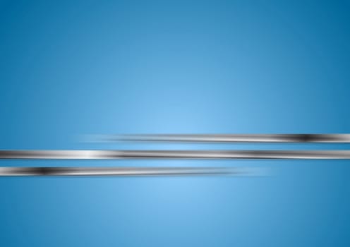 Abstract tech metallic stripes background
