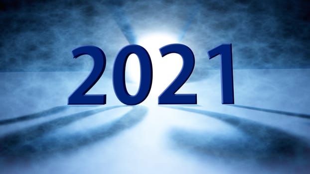 The Happy new year 2021 holiday background.2021 Happy New Year greeting card