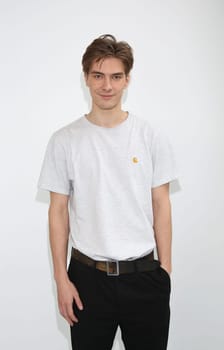 Gustav Schmidt Sechs auf einem Streich 2017 Fotocall im Briese Studio Hamburg