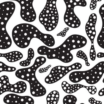 Color seamless pattern modern bold camouflage cover. Colorful bubble shapes vector composition with ornament. Trendy minimal design