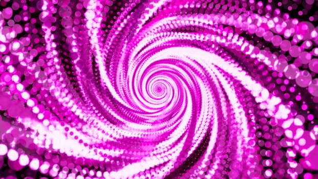 Abstract background with violet particles. 3d rendering