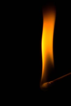 Burning match
