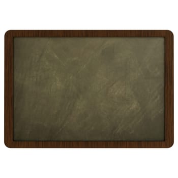 blackboard isolated on white background