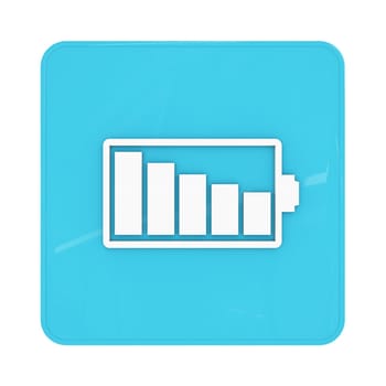 battery icon isolated on white background