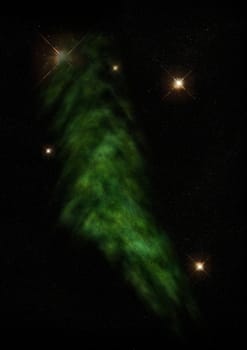 Star field in space a nebulae and a gas congestion. Elements of this image furnished by NASA .