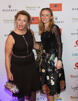 Maritta Marshall mit Tochter Zoe, .Movie Meets Media 2017 im Hotel Atlantic Hamburg
