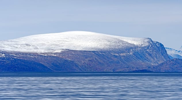 Lonely Rocks in the Arctic on Baffin Island in Nunavut, Canada
