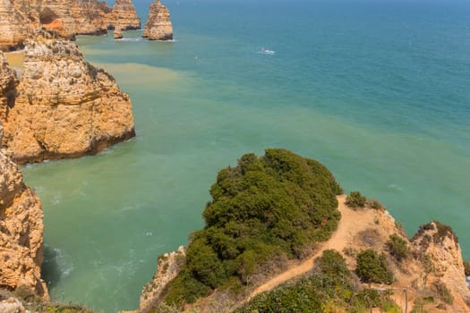 Cliffs of Ponta da Piedade, Lagos, Algarve, Portugal