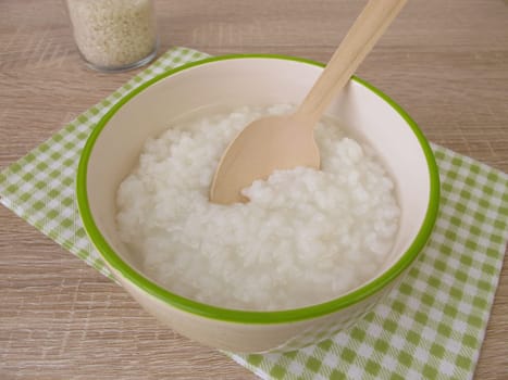 Congee with rice