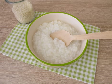 Congee with rice