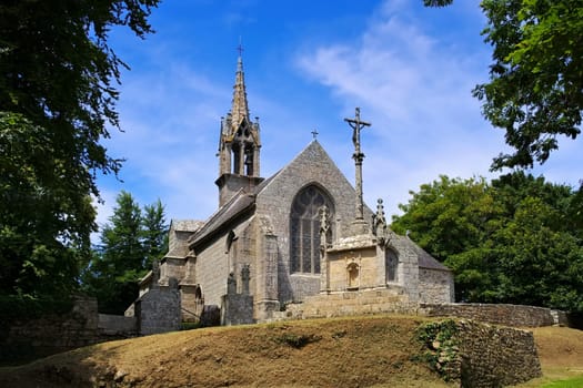 Chapelle Saint-Laurent in Goulien in der Bretagne,Frankreich - Chapelle Saint-Laurent in Goulien,Brittany,France