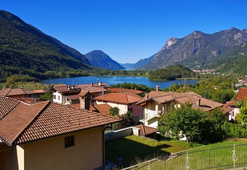 Lago di Piano und Luganersee,Italien - Lago di Piano and Lake Lugano,Italy