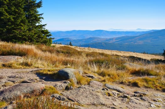 Riesengebirge - Giant Mountains between Bohemia and Silesia