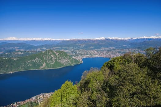 Luganersee vom Sighignola,Italien - Lake Lugano as seen from Sighignola,Italy