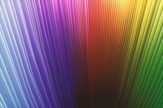 3D illustration. Colorful 3D embossed abstract background.