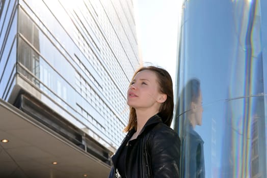 Woman in the city