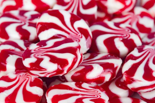 Colourful sweets in detail