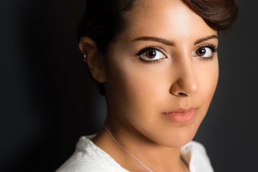 Beautiful saudi arabian woman close up