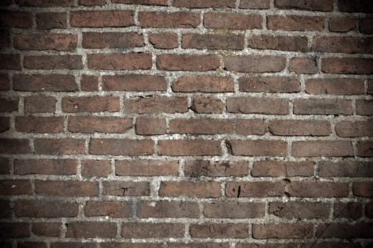 old red brick wall