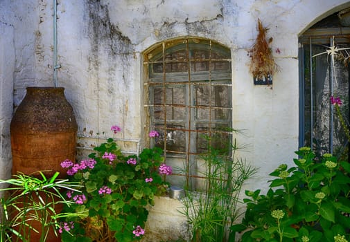 House entrance in Crete