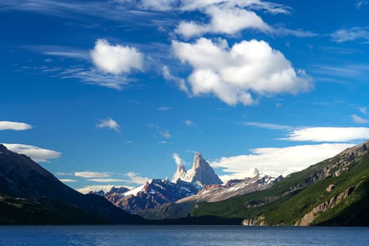 Stunning and impressive Mount Fitz Roy near El Chalten In Patagonia, Argentina