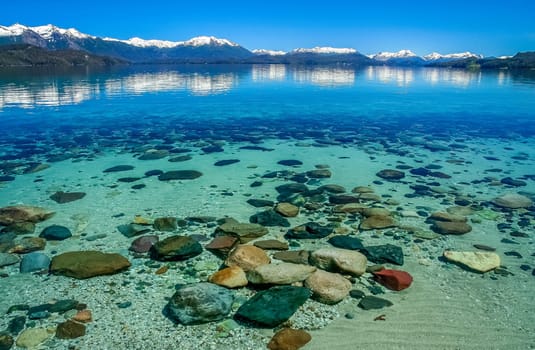 Beautiful lakes in argentinian Lake District near Bariloche, Argentina