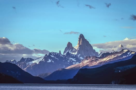 Stunning and impressive Mount Fitz Roy near El Chalten In Patagonia, Argentina