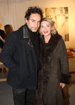 Stefanie Volkmer-Otto with new boyfriend the Italian actor and artist Antonio Del Prete at a vernissage in Hamburg 2017 Stefanie Volkmer-Otto with new boyfriend the Italian actor and artist at a vernissage in Hamburg 2017