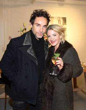 Stefanie Volkmer-Otto with new boyfriend the Italian actor and artist Antonio Del Prete at a vernissage in Hamburg 2017 Stefanie Volkmer-Otto with new boyfriend the Italian actor and artist at a vernissage in Hamburg 2017