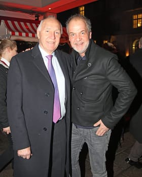 Willi Schulz and Marek Ehrhardt ,. For the eighth time,the Grand Elysee Hamburg is hosting the traditional New Year's reception under the canopy of the Block family at the beginning of the new year. Uncomplicated,sociable - just different,this annual event in Hamburg on 04.01.2018 presents itself.